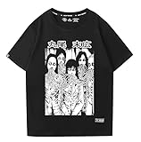 [DJUNA] 丸尾末広 Suehiro Maruo 丸尾地獄 復古 アニメ 漫画 流行 Tシャツ メンズ/レディース スポーツ 夏服 人気 シャツ トップス 半袖 無地 通気性 ゆったり おもしろTシャツ
