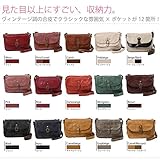 [sharero]斜めがけ マザーズバッグ 多収納ショルダーバッグ 斜め掛け ショルダーバッグ ママバッグ マザーバッグ レディース ポシェット 旅行 旅行先 旅行用 F,ワイン