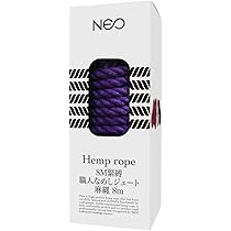 Amazon | NEO SM緊縛 職人なめしジュート麻縄 赤 8m(MIU0423) | NEO