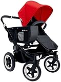 Bugaboo Donkey Complete Mono Stroller - Red - Black by Bugaboo [並行輸入品]