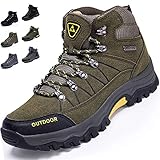 [VITIST] トレッキングシューズ メンズ ハイキングシューズ 防水 登山靴 アウトドアシューズ キャンプシューズ 革 防滑 3e ハイ