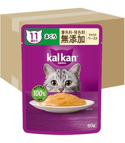 Amazon.co.jp: カルカン パウチ やわらかペースト 11歳から 60g×120袋