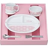 ≪内祝い 引き出物 お祝い お返し プレゼント お食い初め食器 ベビー食器セット お食い初め 出産祝い お祝い プレゼント ギフト≫　ミッフィーmy First miffyこども食器セット(ピンク) 