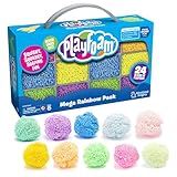 Learning Resources プレイフォーム メガレインボーパック クリエイティブプレイ アート&クラフト 彫刻玩具 プレイフォーム24個 教室やプレイグループに最適 乾かない 対象年齢3歳以上。