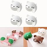 Itian コーナーガード コーナークッション ケガ防止 家具保護 子供の安全を守る　セーフティーグッズ 4個セット 両面テープ付き (ホワイト)