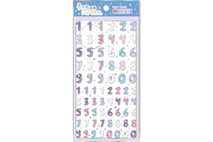 クラックス CRUX うるちゅる ポップシール ナンバー パステル ぷっくり 立体 スマホデコ 推し活 133358