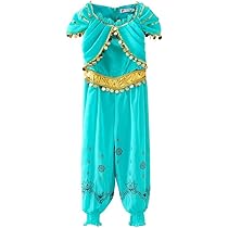 アラジン ジャスミン コスチューム 子供用 なりきり8点セット】ジャスミン 衣装 子供 アラジン プリンセス