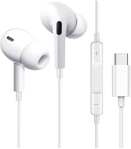 Amazon.co.jp: イヤホン 有線 タイプc 【2026新版 iPhone17&16&15対応