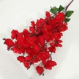 Pumpumly 7本立ち 桃　造花　結婚式 お祝い 飾り ギフトなど　1個セット