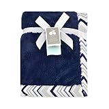 Just Born Plush Blanket, Navy by Just Born