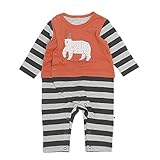 maarook 【WonderApartment】セッケツクマロンパース レッド(23) 70