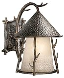 Vaxcel WD-OWD110AA Woodland 11" Outdoor Wall Light, Autumn Patina [並行輸入品]