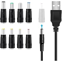 Amazon.co.jp: TJK USBケーブル セット 8 in (1*2) DC電源ケーブル USB