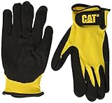 猫手袋レインウェアボス製作所ミディアムイエロー泡沫細胞ニトリルコーティングされたグローブCAT