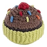 Pebble ペブル カップケーキ・ラトル<ターコイズーイエローアイスとチェリーのせ>