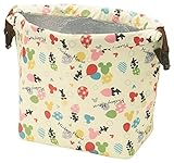 SKATER 行楽 マルチ 収納 巾着 バスケット ミッキー バルーン ディズニー KCBAU1