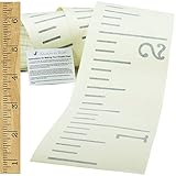 Vinyl Growth Chart | Single Transfer for EASY Application | Kids DIY Height Wall Ruler Kit | Large M