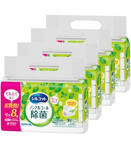 Amazon | 【ケース販売】シルコット ノンアルコール除菌 ウェット