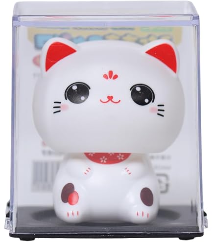 Amazon.co.jp: ソーラーゆらゆらにゃんにゃん 6cm A 目開き まねきねこ