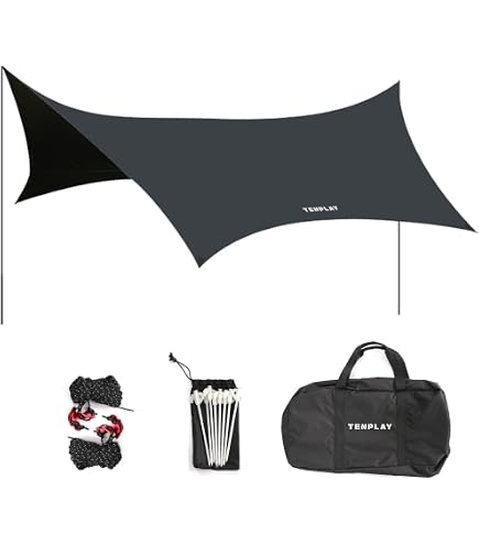 tenplay G-TENT本体とタープ&専用メッシュTPUドアセット Amazon | Tenplay「G-TENT」シェルターテントのアクセサリー 専用