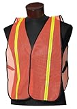 Jackson Safety Fabric Econo Style ESK Safety Vest with 3/4 Lime Prismatic by Jackson Safety