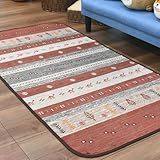 るるべ ラグ カーペット 洗える 1畳 90×180 おしゃれ ホットカーペットカバー ラグマット 床暖対応 ウォッシャブル 北欧 接着剤不使用 71180… (蓄熱キャッスルNV)