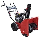 Daye ds24e 24インチ208 cc Electric Start 2-stage Snow Thrower Powered by LCTガスエンジン、5つ星定格レビュー