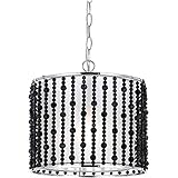 AF Lighting 8722-1P Bijou Pendant- Black [並行輸入品]