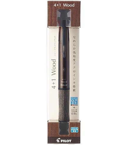 Amazon | Pilot 4+1 ウッド/Wood 【ダークブラウン