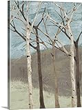 Jade Reynoldsプレミアムシックラップキャンバス壁アート印刷題名ブルーBirches II 30" x 40" 2445367_24_30x40_none