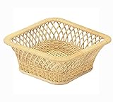 今枝ラタン ランドリー収納 ナチュラル 幅44×奥行40×高さ17cm 脱衣カゴ BS-6-1N