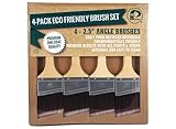 2 – 1 / 2 " Eco FriendlyペイントBrushes – 4-pk