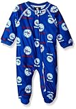 NBA新生児76ers Sleepwear All Over Print Zip Upカバーオール、0 – 3か月,ブルー