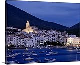 Giovanni Simeoneプレミアムシックラップキャンバス壁アート印刷題名スペインカタルーニャ、、Costa Brava、Cadaques 30" x 24" 2019458_24_30x24_