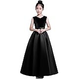 Amazon Godlovefull 袖有りドレス ピアノ発表会中学生 ネイビー ロング丈 ファスナー 子供 ワンピース キッズフォーマル お姫様 着やせ 上品 エレガント 女の子 結婚式 フォーマル キッズ フォーマル 通販