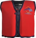 The Original Konfidence Children's Swim Jacket - Red/Yellow (18 Months-3 Years) by Konfidence