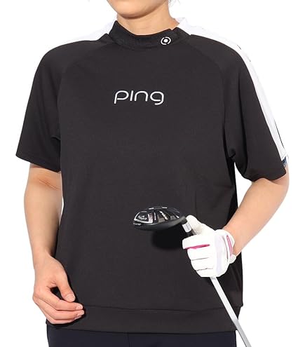 新品 ヒールクリーク ゴルフ レディース 半袖ハイネックTシャツ ハーフジップ 新品 ヒールクリーク ゴルフ レディース 半袖ハイネックTシャツ