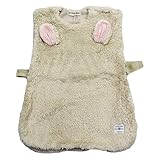 【SiShuNon/シシュノン】クマウサモコモコボアスリーパー ベビー キッズ クマ ウサギ モコモコ ボア スリーパー F 15 ホワイト