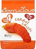 Kiddylicious Carrot Crisps (4x14g) Kiddyliciousニンジンポテトチップス（ 4X14G ）