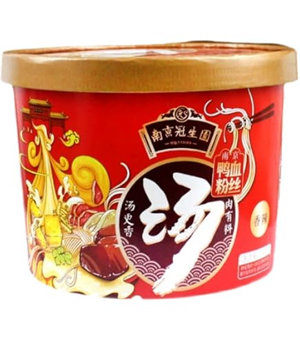 鴨の血と春雨のスープ 回味鸭血粉丝汤 6パック Amazon.co.jp: 回味赞 原味鸭血粉丝汤230g*6盒 中華食材 南京特産
