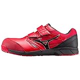 (ミズノ) MIZUNO プロテクティブスニーカー ALMIGHTY(オールマイティ) LS マジックテープ C1GA1701 62 レッド/ブラック 26.5cm