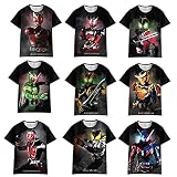 仮面ライダー tシャツ 平成ライダー20人 メンズ レディース Tシャツ 丸首 柔らかい 半袖 夏服 クルーネックエグゼイド ジオウ ディケイド ガイム 鎧武 コスチューム 全ライダー集合 記念シャツ 誕生日 プレゼント 男女兼用 (18,S)