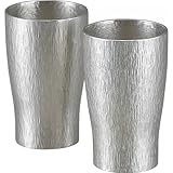 大阪浪華錫器　白樺ペアタンブラー　ポワールＳ [ホーム&キッチン]