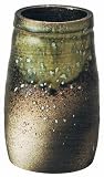 ビードロ寸胴花入 6号 信楽焼 陶器 花器 花入 花瓶