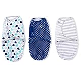 SwaddleMe Original Swaddle 3-PK, Teal Whales (SM) by SwaddleMe [並行輸入品]