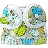 Bummis Duo-Brite Diaper Wrap - Size 2 - Elephant Tales by Bummis [並行輸入品]
