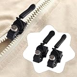 ファスナー 修理 2個入り 3サイズ 万能ジッパー修復キット 交換用ジッパー ジッパーパーツ ファスナー引っ張り DIY 手作り 修理 部品 取り付け簡単 ファスナー 引き手 工具不要 衣類 財布 荷物交換パーツ ユニバーサル
