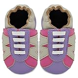 Kimi + Kai Kids Soft Sole Leather Crib Bootie Shoes - 12-18 Months