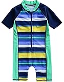 [Vaenait Baby] 0-24ヶ月UVカット ラッシュガードベビー子供男の子長袖ワンピースBaby Horizon S