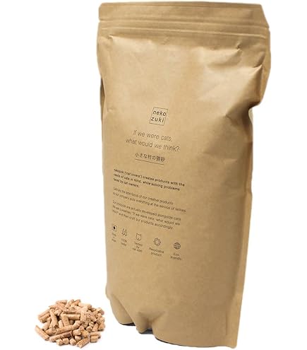 Amazon | nekozuki 小さな村の猫砂 2.5L 猫 猫の砂 | nekozuki（ねこず